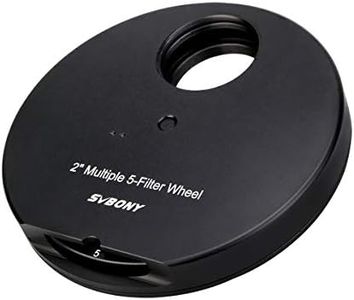 SVBONY SV113 Filter Wheel Multiple 5 Position Filter Wheel for Telescope with 2 inches Eyepiece Adaptor Camera Adaptor and Locking Ring