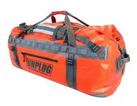 Unplug Ultimate Adventure Bag | 1680D Heavy Duty Waterproof Duffle Bag | Waterproof Duffel Bag for Camping, Motorcycle Dry Bag, Hunting Bag | Adventure Sports Bag | 155L Adventure Orange