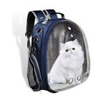 Buraq Astronaut Transparent Pet Carrier Backpack - for Travel, Hiking, Designed with Breathable Space, Ventilated, Airline-Approved, Sturdy Pad for Puppies & Cats (31.8L x 25.4W x 41.9H Centimeters)