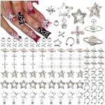 BBATT-HAPPY 110PCS Star Nail Charms