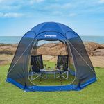 KingCamp POP UP Screen House Tent 10x7 FT Mesh Canopy Tent for 4-6 People Family and Outdoor Gatherings Stable Structure, UV Protection