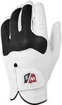 Wilson W/S Conform Mens Golf Glove, Left Hand, White, X-Large