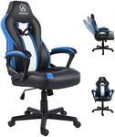 JOYFLY Gaming Chair, Gamer Chair for Adults Teens Silla Gamer Computer Chair Racing Ergonomic PC Office Chair （Blue）