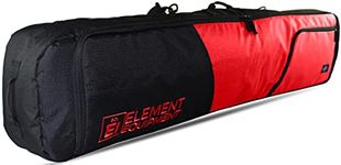 Element Equipment Deluxe Padded Snowboard Bag - Premium High End Travel Bag Red Ripstop 157