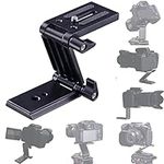 Universal Tilt Z Mount Bracket Tripod Head Quick Release Plate Mounting for Monopod Slider Rail Cage Rig Stabilizer Phone Holder