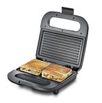 Prestige Sandwich Toaster With Fixed Grill Plates - Pgdp 01, Black, Small, 750 Watts