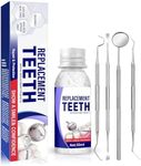 Tooth Repair Kit, Moldable Tooth Filling Repair Kit with 4 Dental Tools, Fixing The Missing and Broken Tooth Replacements, Make You Smile Confident Again