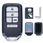 SUPALAND Key Fob Shell Case Replacement Fits for Honda Accord Insight Civic Hybrid Hybrid EX LX 2016 2017 2018 2019 2020 2021 2022 2023 Keyless Entry Remote Control 5 Button Pad Cover