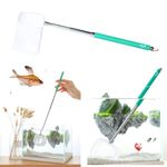 Nepall Extendable RustProof Stainless Steel Aquarium Small Fish and Shrimp Catching Fish Net | Length (17 CM to 53 Cm)