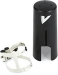 Vandoren LC54PP M/O Bass Clarinet Pewter Ligature and Plastic Cap