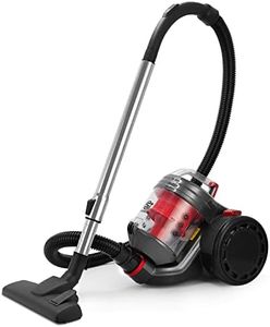 SUPERLEX Cylinder Bagless Vacuum Cleaner 2.5L Dust Cup 700W Powerful,Compact & Lightweight Vacuum and Carpet Cleaner, HEPA Filter，for Hardwood Floor Carpet Pet Hair