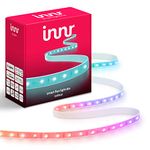 Innr Smart LED Strip Light, Works with Philips Hue*, Alexa, Hey Google, SmartThings (Hub Required) 4m Colour, RGB, LED, Light Strip, FL 140 C