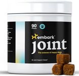 Embark Joint Supplement for Dogs – Glucosamine, Chondroitin, Hip and Joint Supplement, Supports Joint Health– Vet-Formulated with All-Natural Ingredients – 90 Soft Chews for Small and Large Breed Dogs