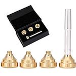 Brass Trumpet Mouthpiece Set with 1