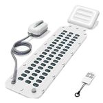 Bath Spa Massage Mat, Jacuzzi Bath Mat with 6-Speed Adjustable, Non-Slip and Inflatable Pillow, Bath Spa Mat for Bathtub(Upgraded Version)
