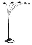 SQF 5-Arm Arch Floor Lamp with Dimm