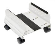 Syba IO Crest White Computer Stand with Caster Wheel (SY-ACC65056)