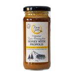 RAW POT - ORGANIC HONEYDEW HONEY WITH PROPOLIS - Natural Raw Pure Unpasteurised Honey Rich in Antioxidants for Immunity Support, Skin, Digestive Health | Smooth and Silky | For Kids And Adults (300g)