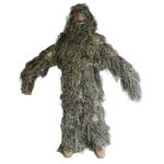 Enkrio Woodland Ghillie Suits 5-Pc. Camouflage Clothing Camo Suits Kit Jungle Forest Design Hunting Set for Men