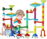 Marble Run Toy, 110pcs Marble Maze 