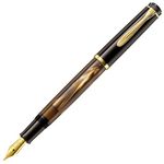 Pelikan Classic M200 Piston Fountain Pen Brown Marbled - Nib M