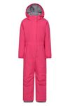 Mountain Warehouse Cloud Kids All in 1 Snowsuit - Waterproof Skisuit Pink Kids 5-6 Yrs (104-116 cm)