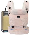Bebamour Baby Carrier Adjustable Baby Wrap Carrier 3-in-1 Baby Carrier Front and Back Carry (Pink)