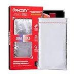 PHOOZY Apollo Series Thermal Phone Pouch - AS SEEN ON Shark Tank - Insulated Pouch Prevents Freezing, Extends Battery Life, Drop Proof. Mountain Protection for Skiers Snowboarders (Silver - Large)