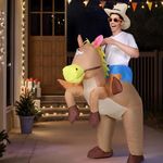 Inflatable Cowboy Costume Adult Sui