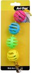 Avi One Bird Toy Geo Balls with Bell