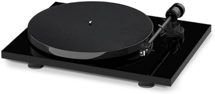 Pro-Ject E1 Phono Turntable with Pick it MM E Cartridge - Plug & Play Vinyl Record Player with Built-in Phono Preamp - 33/45 RPM - CNC Composite Plinth