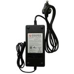 POWERMEX® 42V 1.6A Battery Charger 3-Prong Inline Connector for 36V Lithium Battery, Power Adapter Auto-Cut Off | BIS Approved