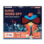 Chalk and Chuckles Super Word Spy - Fun Family Word Game, Kids and Adults Age 8 and Up (8-99 Yrs), Educational Board Games for Girls, Boys 10 Years,color multi