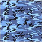 Rothco Bandana, Sky Blue Camouflage, 27'' x 27''