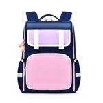 StarAndDaisy Kids Back Pack For Boys & Girls, Ultralight & Stylish Waterproof School/Travel/Picnic Bags for Children Wide Shoulder Strap, Multiple Pockets, Wast Belt (357, Pink)