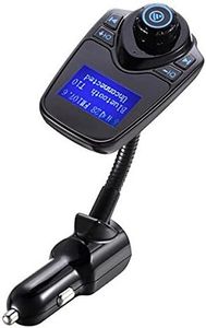 PolarLander Car MP3 Audio Lecteur Bluetooth Transmetteur FM sans Fil Voiture Kit Mains Libres Écran LCD USB Chargeur Bleu