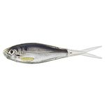 LIVE TARGET LiveTarget, Skip Shad Soft Jerkbait Freshwater Lure, 5 1/4" Length, 3/4 oz, Variable Depth, Silver/Smoke, Package of 1