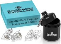 Eargasm Smaller Ears Earplugs - Transparent High Fidelity Filtered Noise Reducing Reusable Ear-Plugs for Kids, Women, Men - Hearing Protection for Motorcycles, Concerts, Festivals, Sporting Events