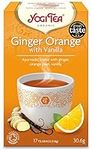 Yogi Tea Ginger Orange with Vanilla Teabags (Pack of 2, Total 34)