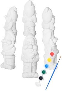 BestNest Esschert Kid's Paint Your Own Garden Gnomes, Club Pack of 6