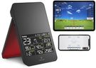 Voice Caddie SC4 PRO Golf Launch Monitor & 3D Driving Range Simulator for Indoor and Outdoor Use | Portable Golf Swing Analyzer & Tracker with Built-in Screen | No Fees