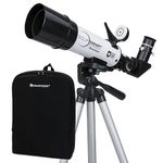 Celestron – EclipSmart Safe 50mm Solar Refractor Telescope – ISO 12312-2 Compliant – Observe Eclipses, Sunspots @ Powerful 18x Magnification – Telescope with Built-in Solar Filter – Backpack Included