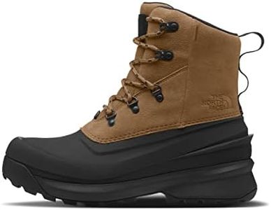 THE NORTH FACE Men's Chilkat V Insulated Snow Boot, Utility Brown/TNF Black, 12.5