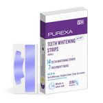 Purexa V34 Teeth Whitening Strips with PAP+ (Pack of 1) – 7 Strips for 14 Applications | Enamel-Safe & Sensitivity-Friendly | Removes Tea, Coffee & Smoking Stains | Suitable for Men & Women