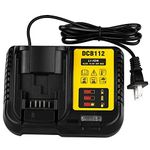 DCB112 Battery Charger Replacement for Dewalt Battery 10.8V- 20V DCB206 DCB205 DCB204 DCB203 DCB120,DCB107 DCB115 DCB105