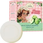 Solid Shampoo Bar 100g by Un Air d'Antan®/ Apple Fragrance/Repair Formula With Organic Argan Oil/Sulphate Free Hair Shampoo And Conditioner/Solid Shampoo For Dry Hair/Dry Shampoo Bar For Hair