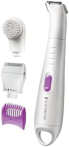 Remington Cordless Electric Bikini Kit for Women (30 Minute Usage, Wet & Dry, Showerproof, Adjustable Comb with 3 Lengths 2-6mm, Lady Shaver, Exfoliating Brush, Storage Pouch, Cleaning Brush) WPG4035