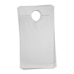 SNL Quality Disposable Adult Poly-Lined Bibs - 16" X 28" - Overhead (Pack of 100)