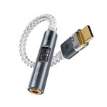 AUDIOCULAR SPARK USB-C to 3.5mm Portable DAC Dongle, CX31993 Hi-Res Audio Adapter 32bit/384khz, Compatible with iPhone 16 Series /15 Series, Galaxy S25/S24 Ultra/S24 & Other Type C Phones