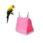 TAIYO PLUSS DISCOVERY® Bird House Hammock,Size:Small (19 CMX14 CMX13 CM),Winter Warmer,Bird Nest House/Cage Hanging,for Budgies, Parakeet, Cockatiels, Lovebird, Finches (COTTON CANDY PINK COLOR)